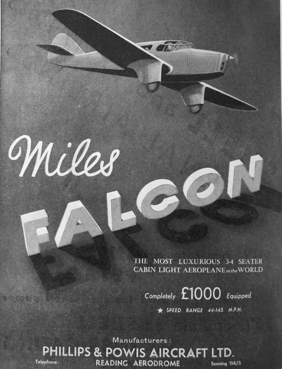 Miles Falcon Advert from 1935